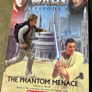 Star Wars Episode 1 The Phantom Menace, Vintage Scholastic Paperback Novelization