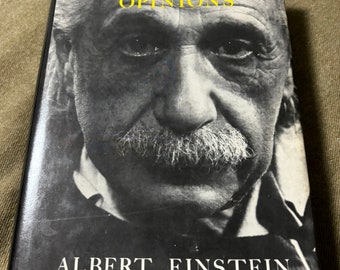 Albert Einstein, Ideas and Opinions, Vintage 1954 hardcover