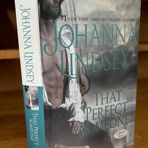 Johanna Lindsey, That Perfect Someone, Vintage LARGE PRINT Hardcover