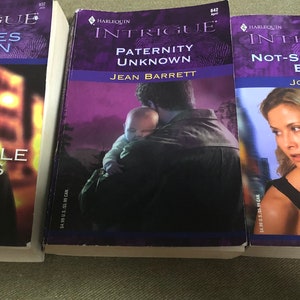 Harlequin Intrigue, 3 Book set, Baby Theme