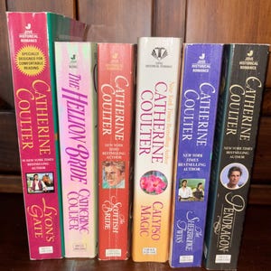 Catherine Coulter, Vintage 90s-2000s Historical Romance Paperbacks, You Choose