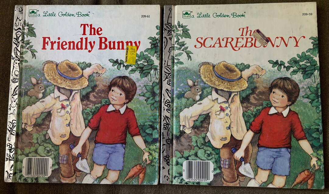 Little Golden Books-set of 2, the Scarebunny/the Friendly Bunny ...