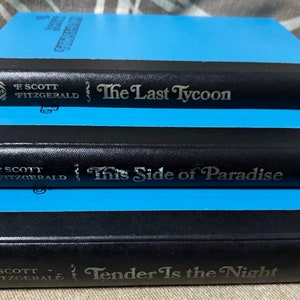 F Scott Fitzgerald, Set of 3 Vintage 60s Scribner Hardcovers