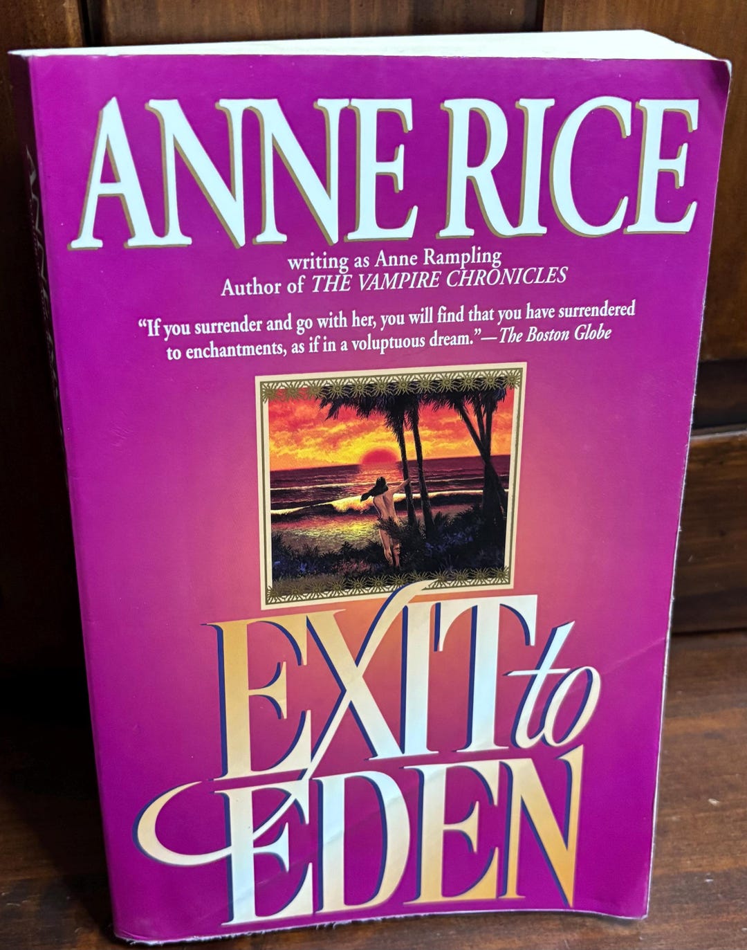 Anne Rice Writing as Anne Rampling, Exit to Eden, Vintage 1996 First ...