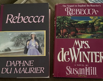 Rebecca & Mrs de Winter, Vintage 1993 Hardcover Set