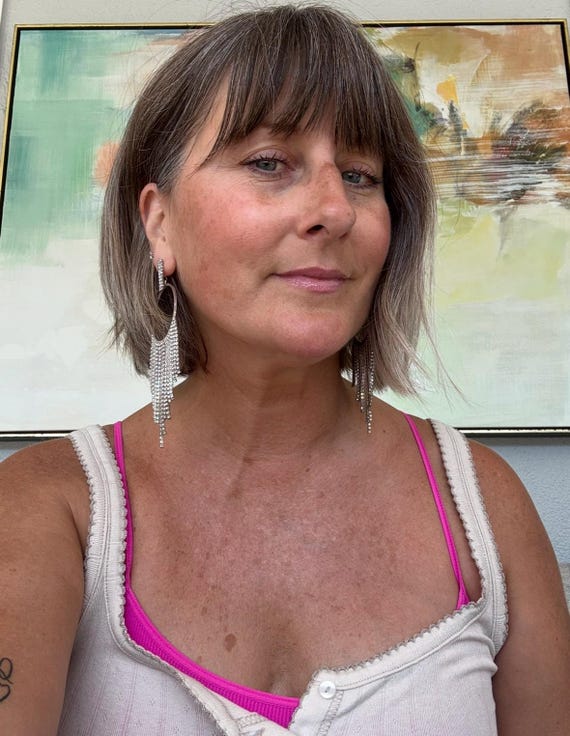 Circle Waterfall Earrings - image 2