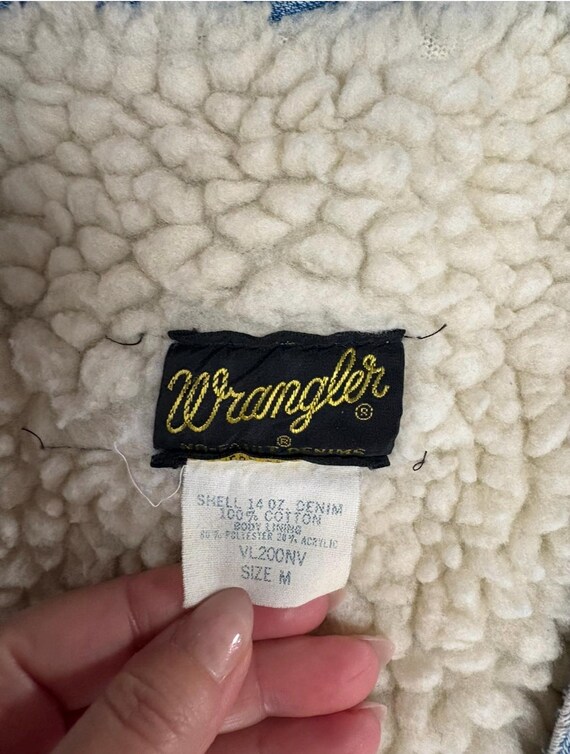 Vintage Wrangler Denim Vest - image 5