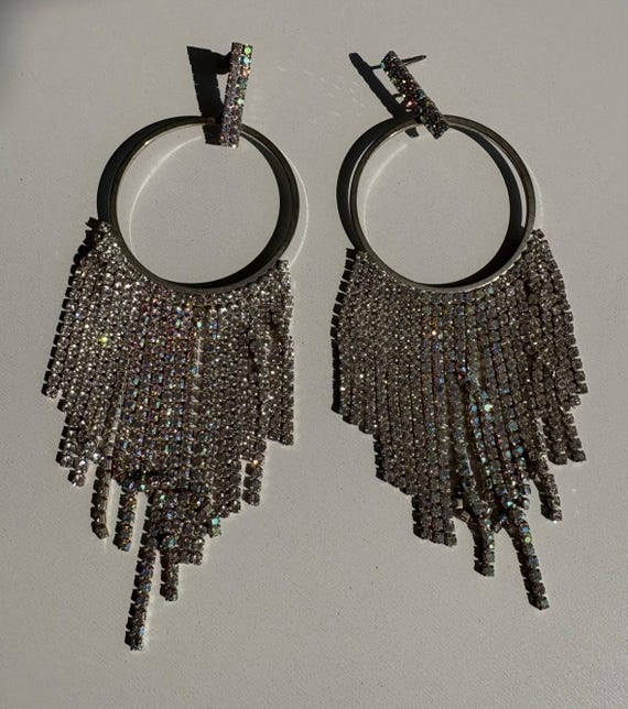 Circle Waterfall Earrings - image 4