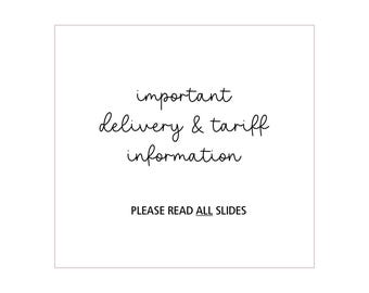Important Delivery Information