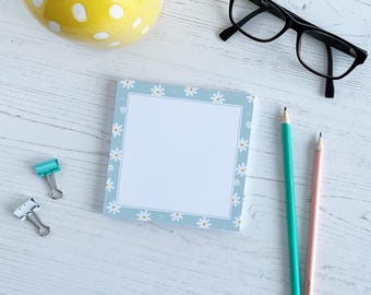 Floral Desk Planner Notepad | Tear Off Deskpad
