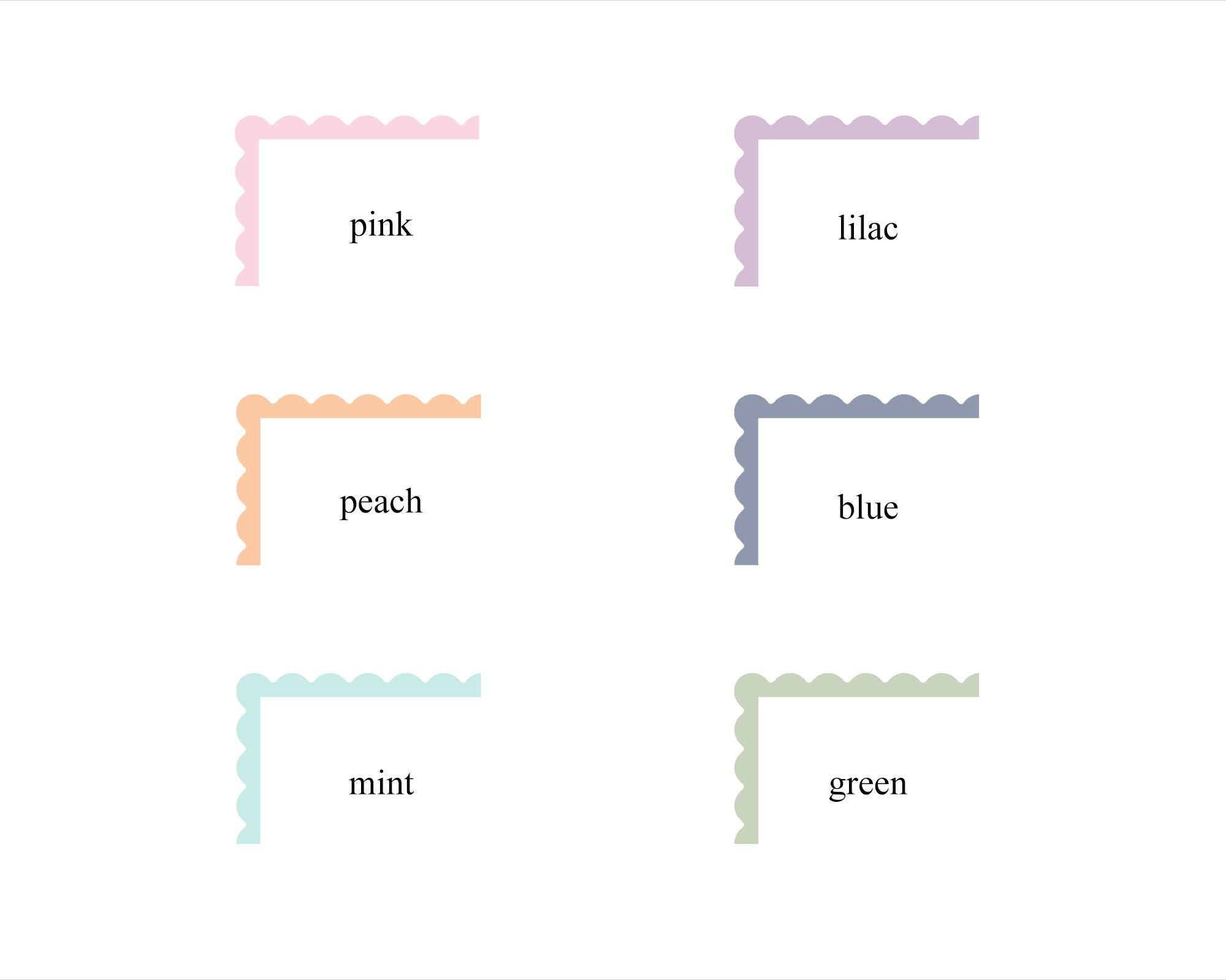 A5 Tear off Notepad | Desk Pad [np5-scallop-notes] - Etsy