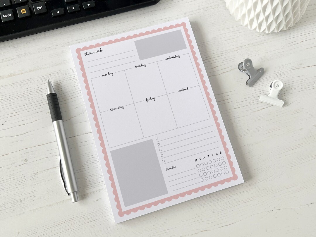 Tear Off Notebook Weekly Planner A5 Notepad Tear-off Pad - Etsy