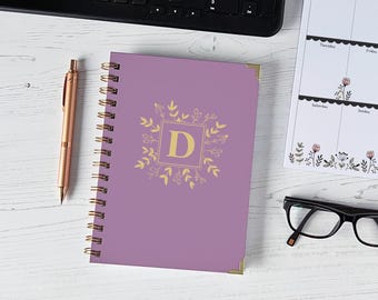 Personalised A5 Notebook | Hardback Wirebound Journal