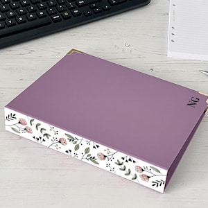 A5 Planner Ring Binder | Organizador personalizado [BINDER:floralspine]