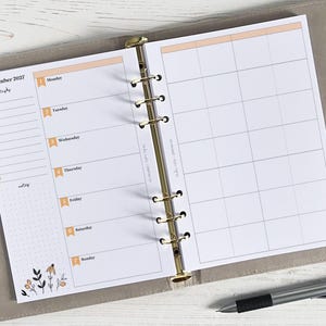 DATED Gezinsplanner inlegvellen A5 | Dagboekpaginavulling [daisy:WEEK6]