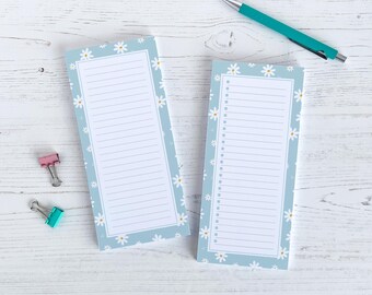 Floral Tear Off Notepad To Do List