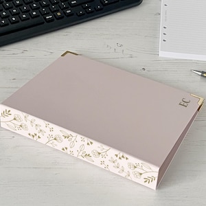 Carpeta de anillas A5 / Organizador personalizado [BINDER:goldfloralspine]