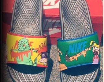 custom nike slides mens