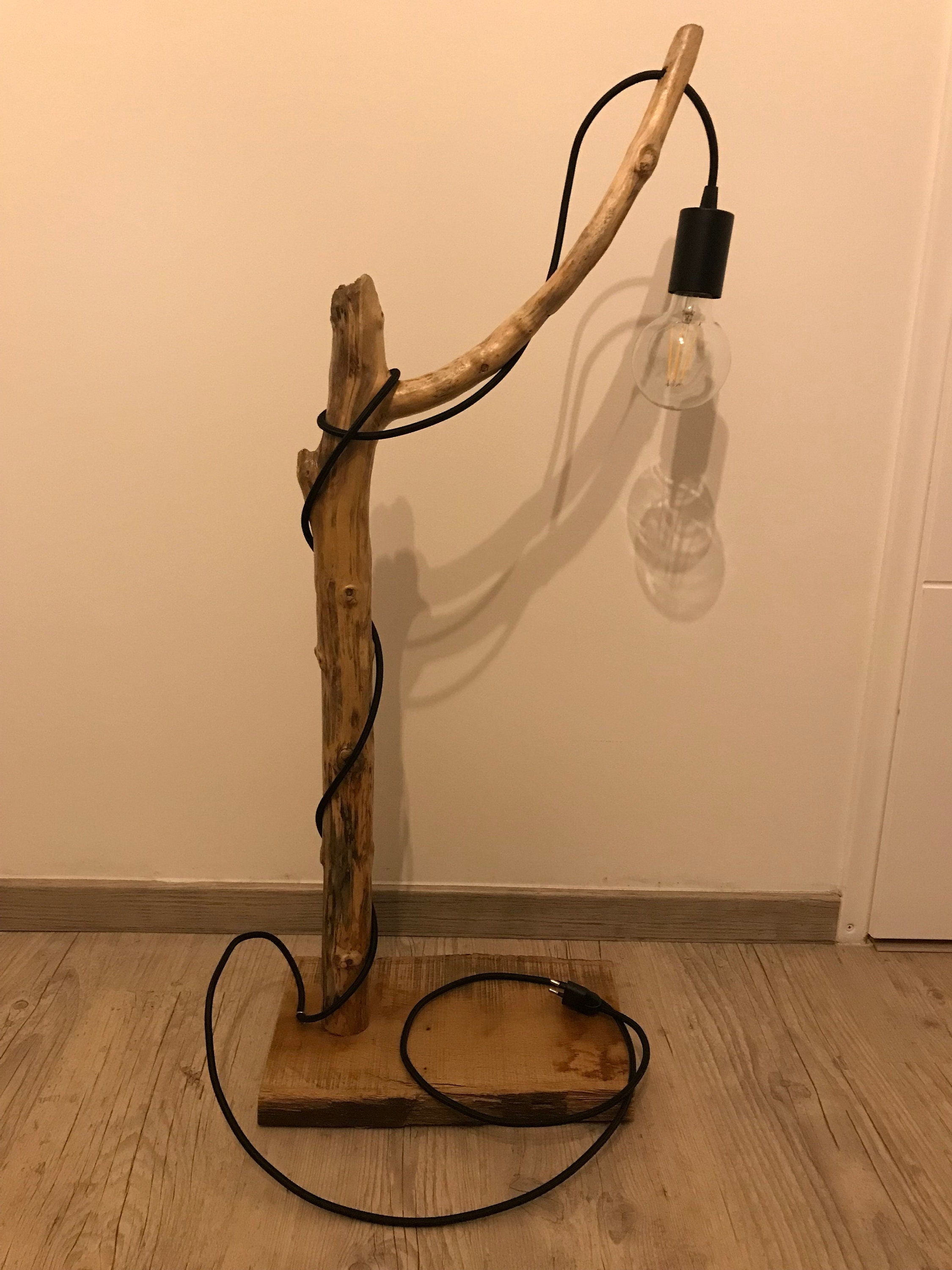 Lampe Bois Flotté