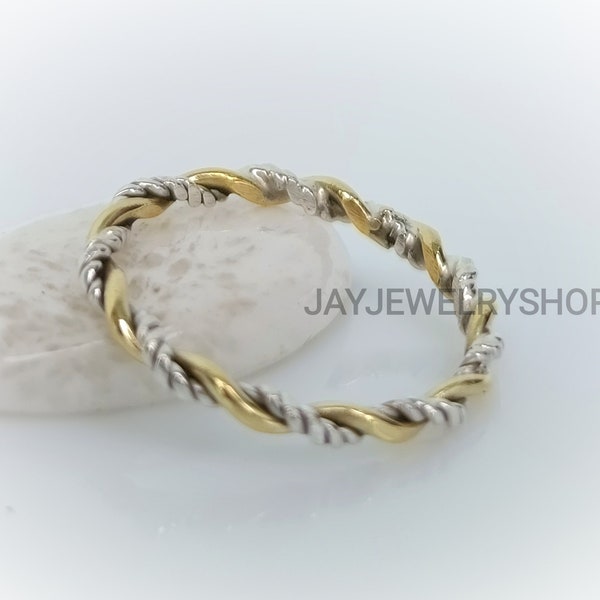 Silver Twisted Ring - Etsy