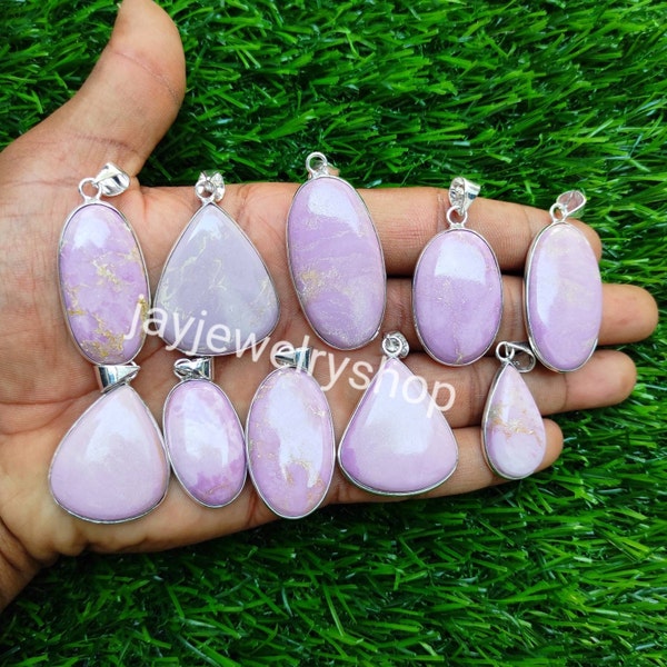 Phosphosiderite Pendant wholesale  / Phosphosiderite Necklace / Polished Phosphosiderite Crystal / Purple Crystal Necklace /Healing Stones.