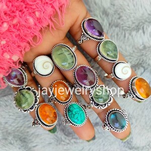 Gemstone rings hotsell online