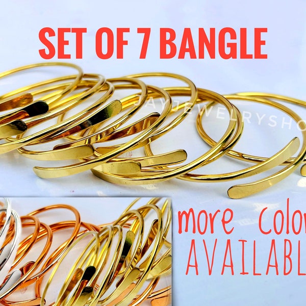 African Brass Bangles, Adjustable Stackable Bracelets, Silver ,Copper, Brass Cuff Bracelets Stacking sets available. Bracelet for Women