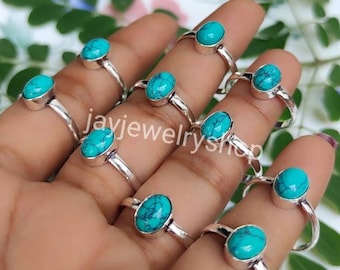 Türkis Ring, Wholesale Ring, Wholesale Türkis Ring, Großer Türkis Ring, Türkis Ring, Geschenk für Sie, Edelstein Ringe für Frauen