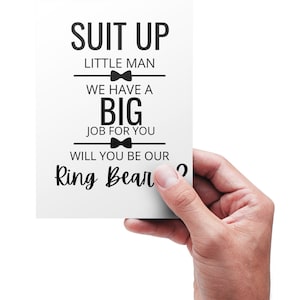 Ring Bearer Proposal Card image 1