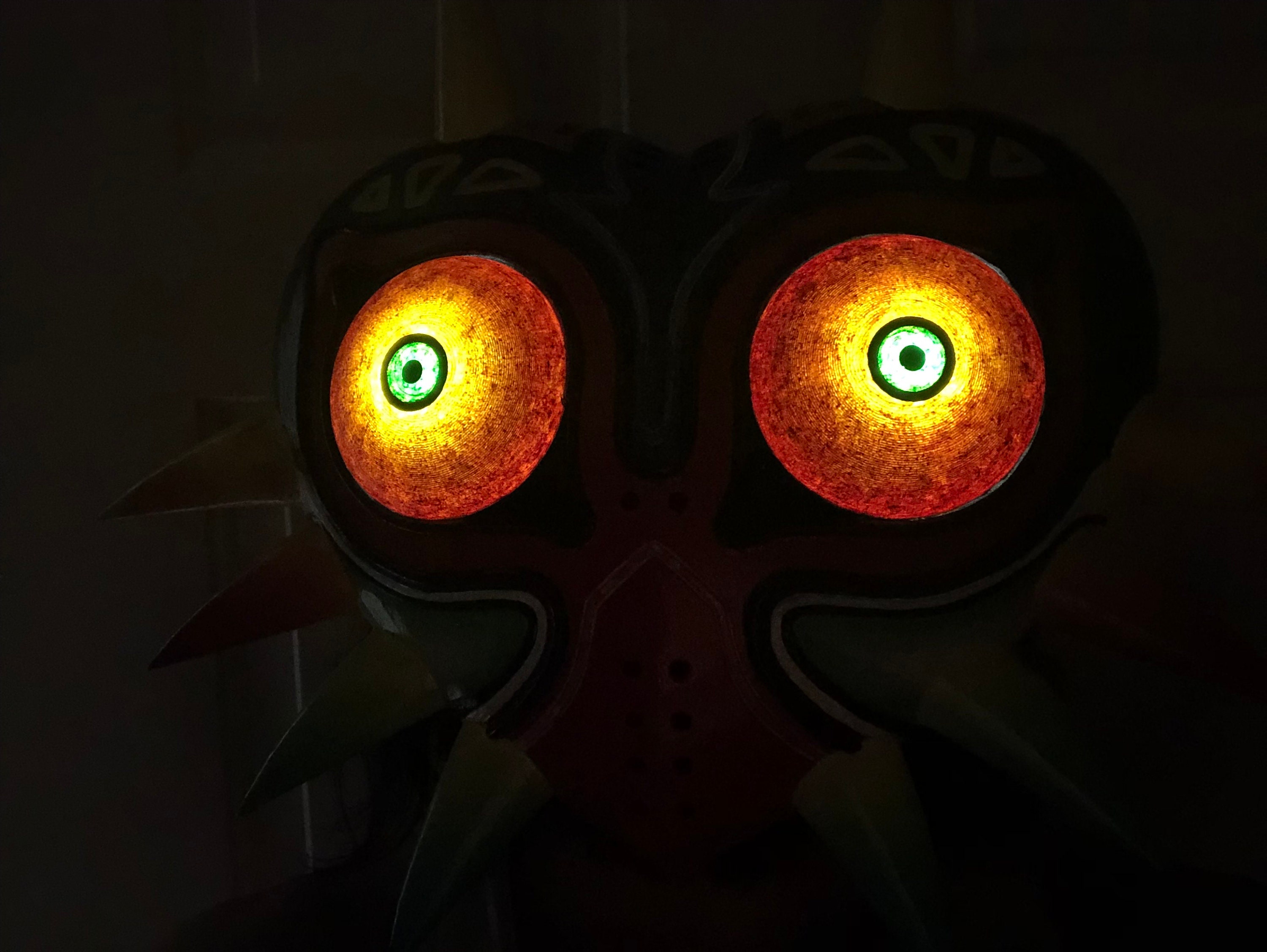 Wearable LED Majora’s Mask Legend of Zelda Halloween Christmas Birthday ...