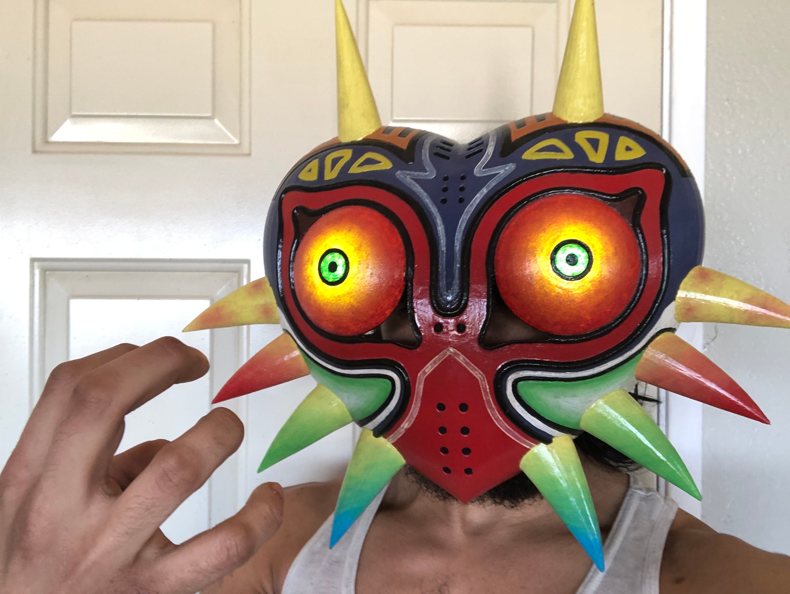 Wearable LED Majora’s Mask Legend of Zelda Halloween Christmas Birthday ...