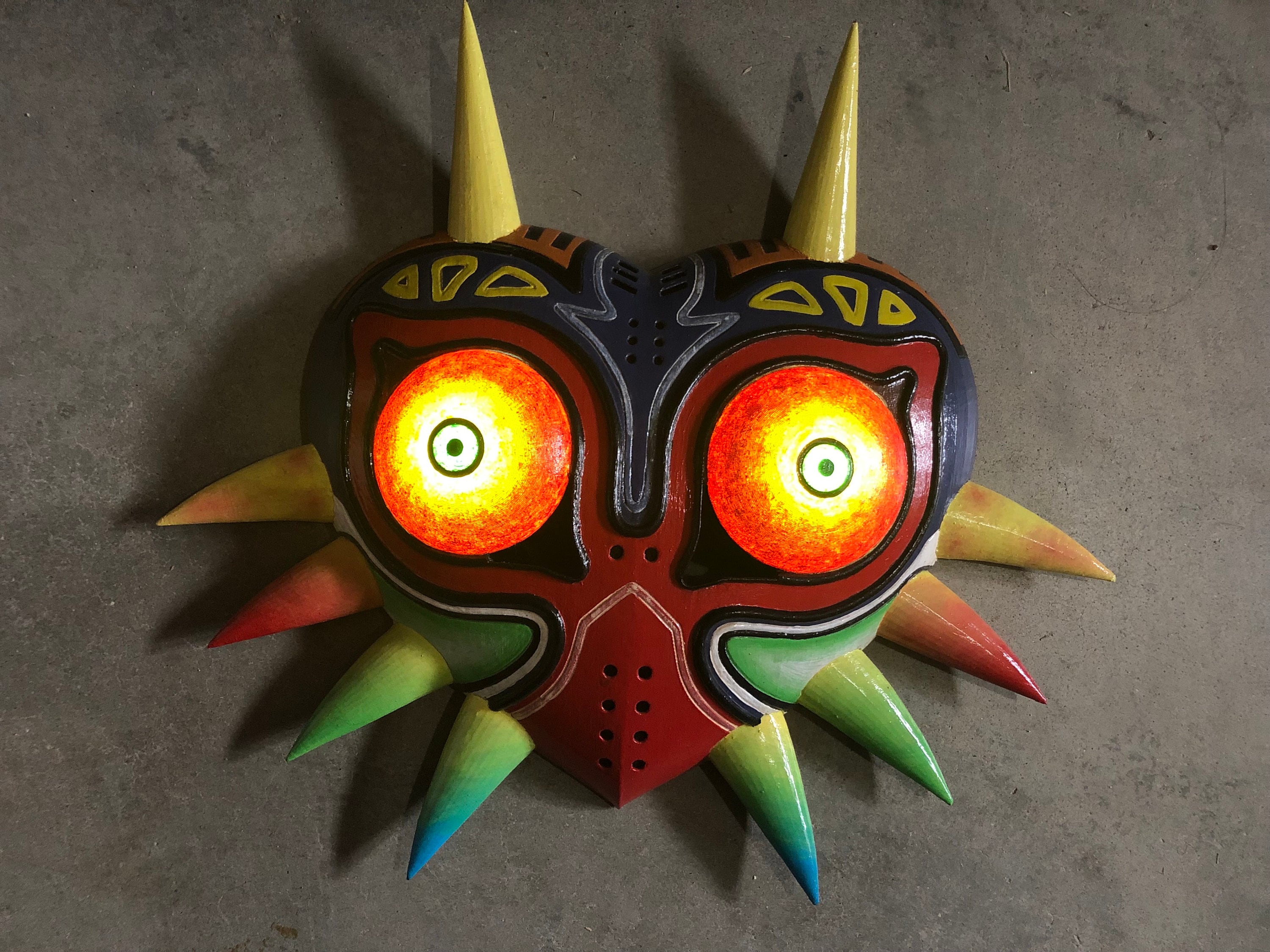 Wearable LED Majora’s Mask Legend of Zelda Halloween Christmas Birthday ...