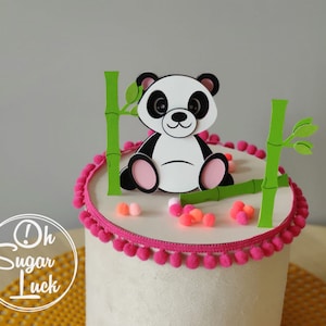Pandabär Cake Topper