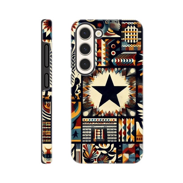 African Art Inspired Abstract Phone Case