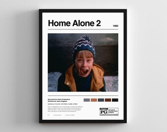 Home Alone 2 Movie Poster: Iconic Christmas Art (Digital Download)