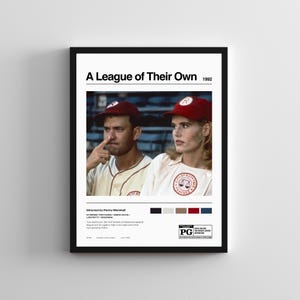 A League of Their Own Movie Poster | Digital Download | Sports Wall Art | Baseball Decor | 18x24