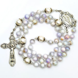 Plated Shell - Miraculous Medal Rosary