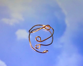 Wispy & Ivy Dainty Wire Rings, Simple Ring, Stackable Ring, Simple Ring, Wire Wrap Ring, Minimalistic Ring