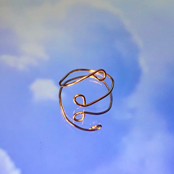 Wispy & Ivy Dainty Wire Rings, Simple Ring, Stackable Ring, Simple Ring, Wire Wrap Ring, Minimalistic Ring