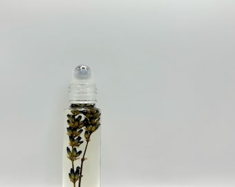 Perfume en roll-on de lavanda, aroma relajante, fragancia natural, regalo relajante, perfume en aceite.
