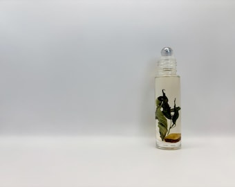Earthy Woodsy Perfume Roller, Unisex Scent