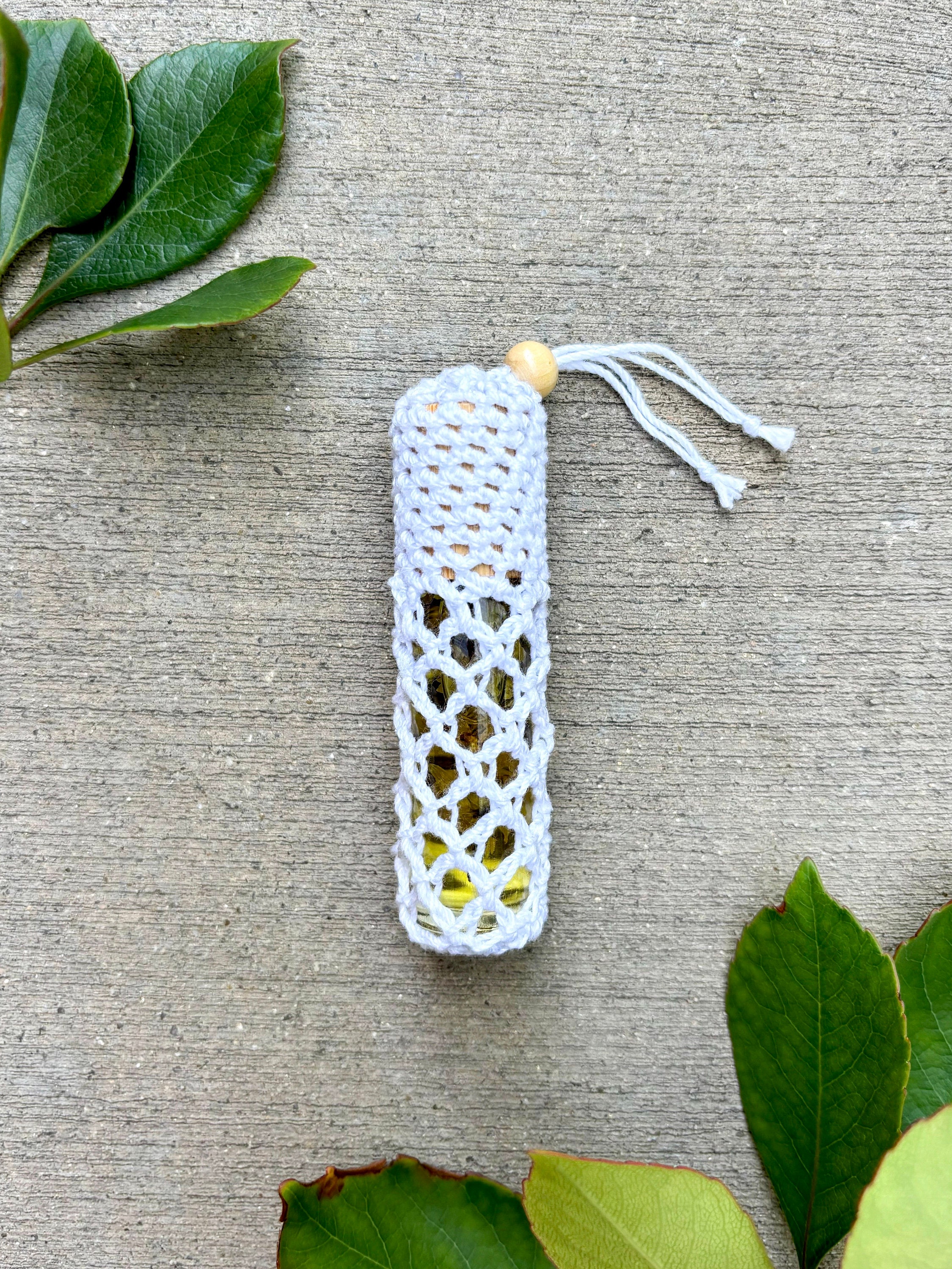 Drawstring Crochet Bag, Perfume Carrier, 100% Cotton, Handmade - Etsy