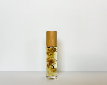 Golden Hour Perfume Roller: Floral Aromatherapy Fragrance Oil