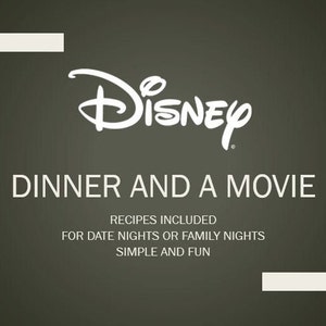 30 Dinner and a Movie Menus and Recipes | Digital Download
