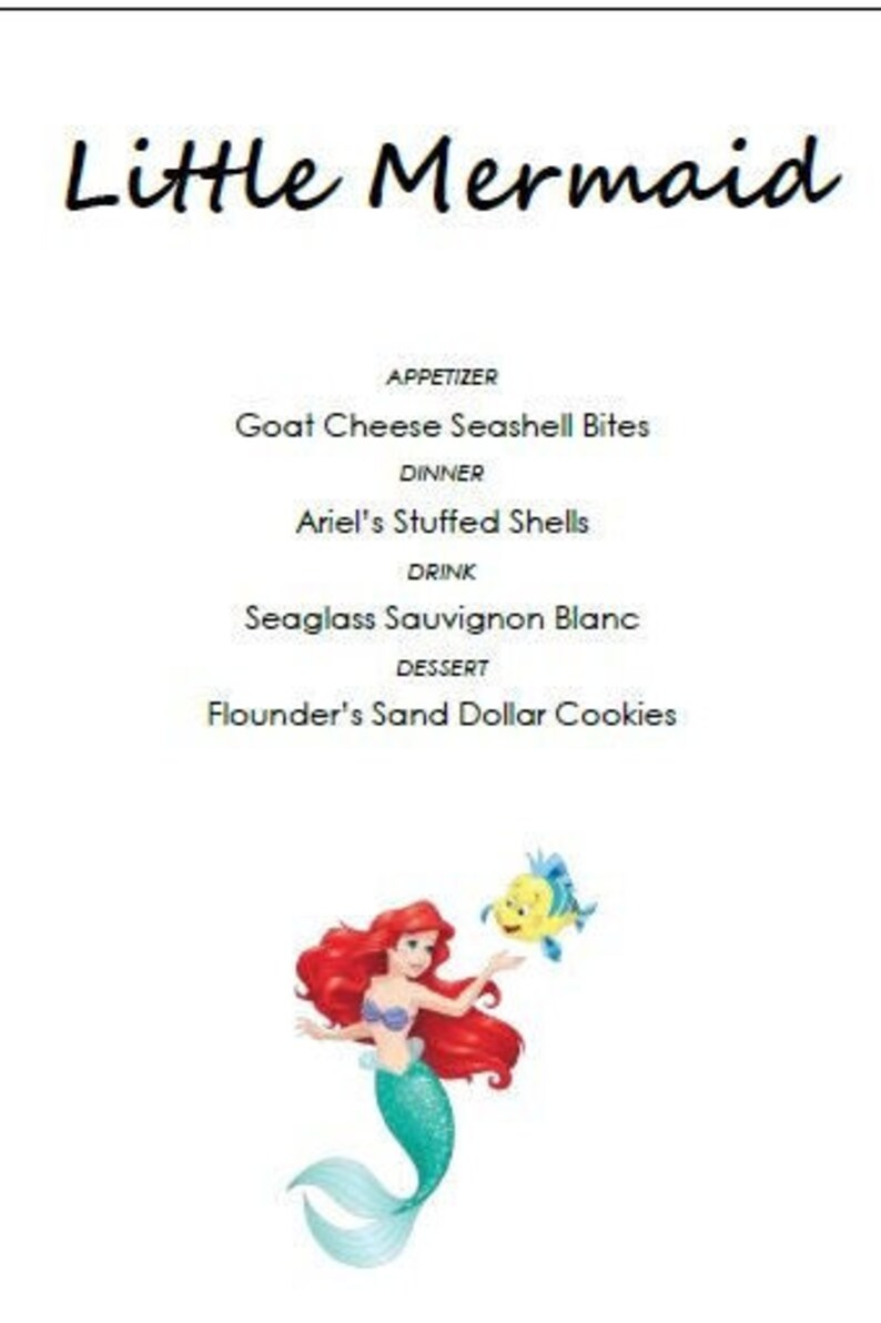 30 Dinner and a Movie Menus and Recipes Digital Download Etsy