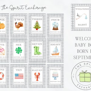 Baby Boy SEPTEMBRE : Cartes d'étapes saisonnières