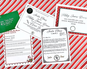Santa Letter| Christmas Letters| Letter From Santa| Mail from North Pole| Santa Claus Letter| Nice List Certificate| Mail | Personalized