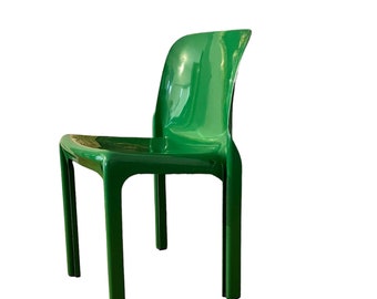 Artemide Vico Magistretti chaise verte selene