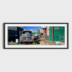 Old Dodge, Fine Art Photography Print, Coleman, Crowsnest Pass, Alberta, Canada, Rocky Mountains, Canadian Rockies, Old Truck, Wall Art