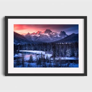 Mount Lougheed, Fine Art Photography Print, Banff National Park, Alberta, Canada, Rocky Mountains, Canadian Rockies Wall Art